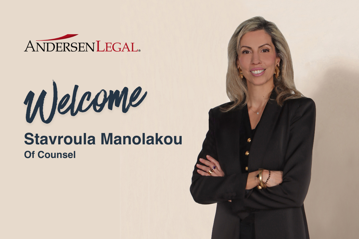 Strengthening our team: Stavroula Manolakou joins Andersen Legal