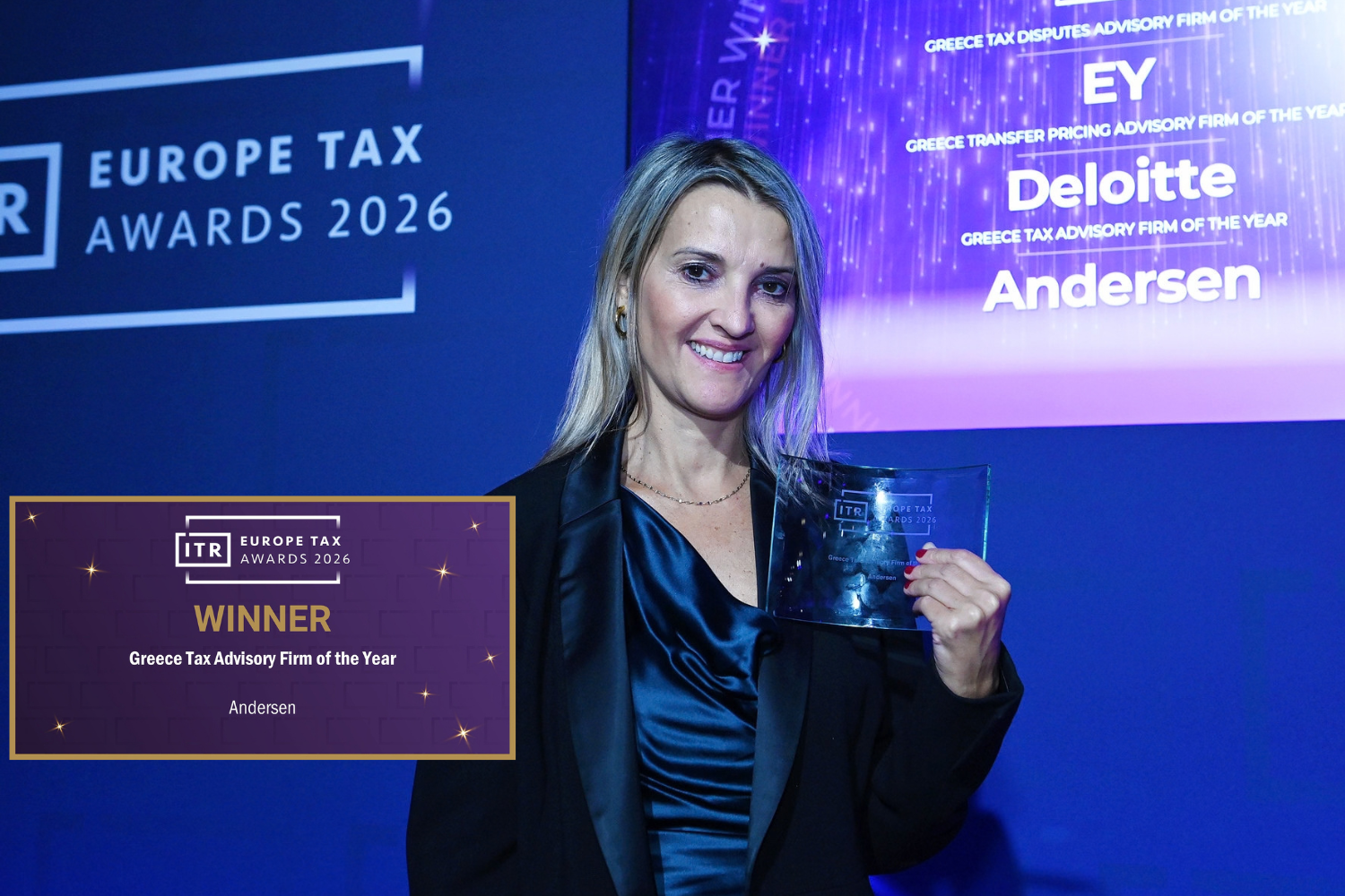 Andersen in Greece Named Greece Tax Advisory Firm of the Year at the ITR Europe Tax Awards 2026